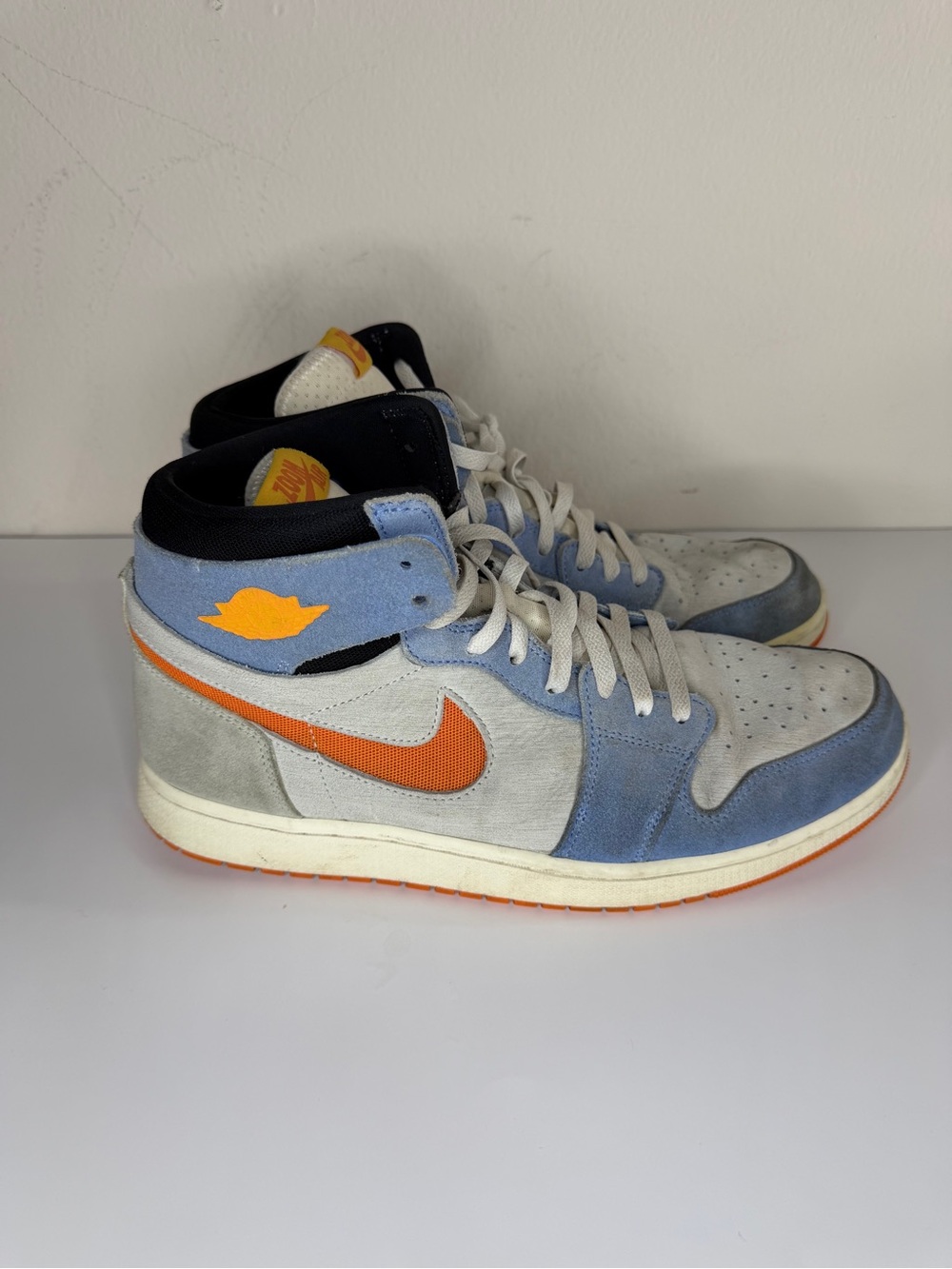 Nike Jordan 1 High Zoom Air CMFT 2 Royal Pulse Orange DV1307-184 Men’s Size 12.5